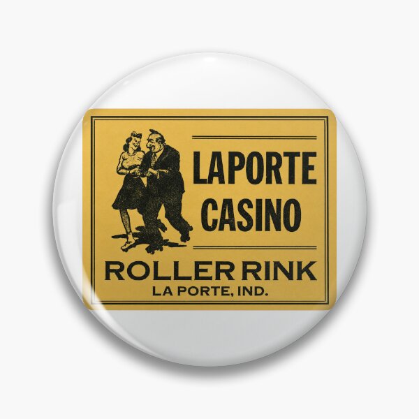 Item preview, Laporte Casino Roller Rink La Porte Indiana Roller Skating Rink Sticker Decal Label designed and sold by tislord.