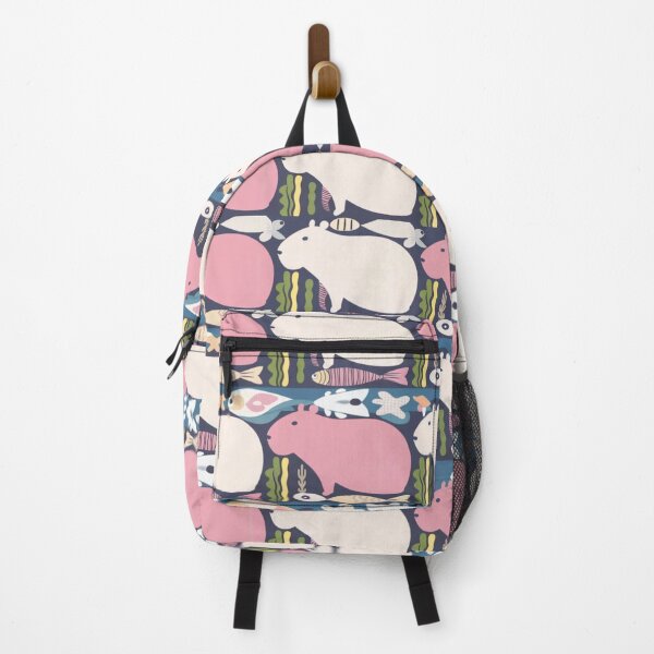 Item preview, Underwater Capybaras and Fish Design designed and sold by SixElements.