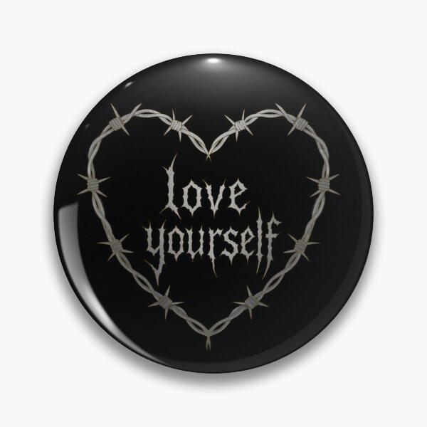 Item preview, Love Yourself Barbed Heart designed and sold by LittleRockArt.
