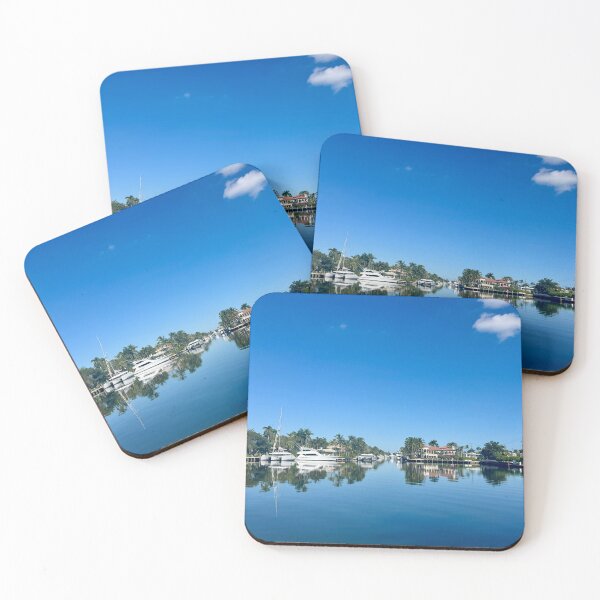 Item preview, Luxury Yacht Canal Reflection - Port Canaveral Florida designed and sold by Cruisebysunny.