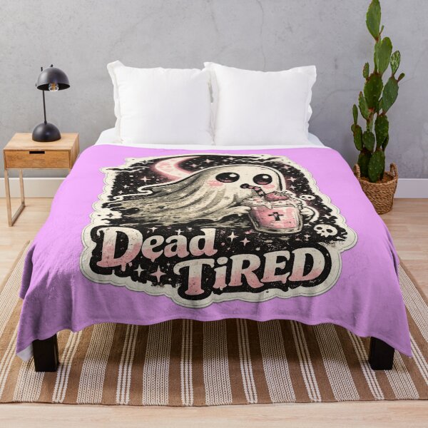 Item preview, Dead Tired Cute Gothic Ghost Sticker designed and sold by irfanshikh.
