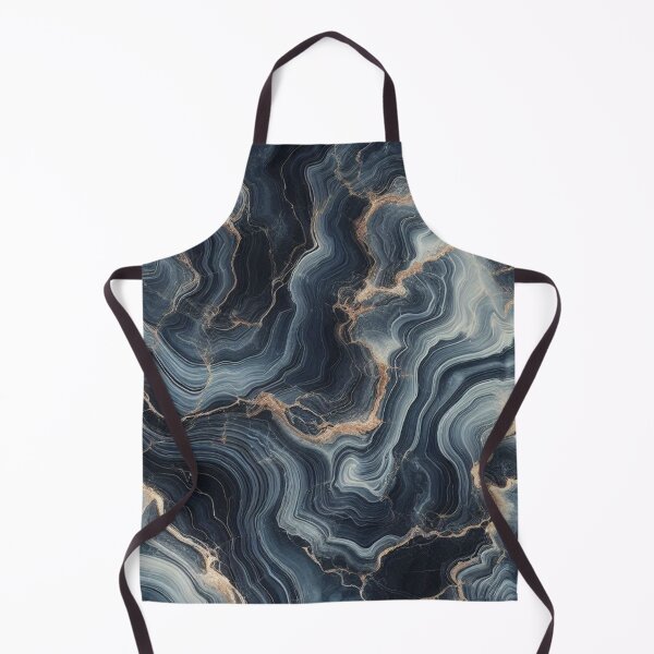 Item preview, Stormy Navy Marble Mineral Texture Art Luxury Aesthetic designed and sold by WildStroke.