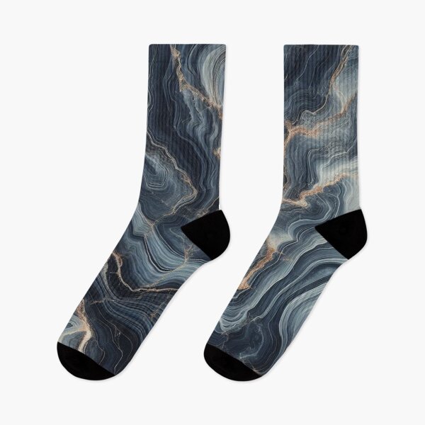 Item preview, Stormy Navy Marble Mineral Texture Art Luxury Aesthetic designed and sold by WildStroke.