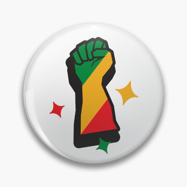 Item preview, Juneteenth raised fist black power in African colors designed and sold by Jdawnink.