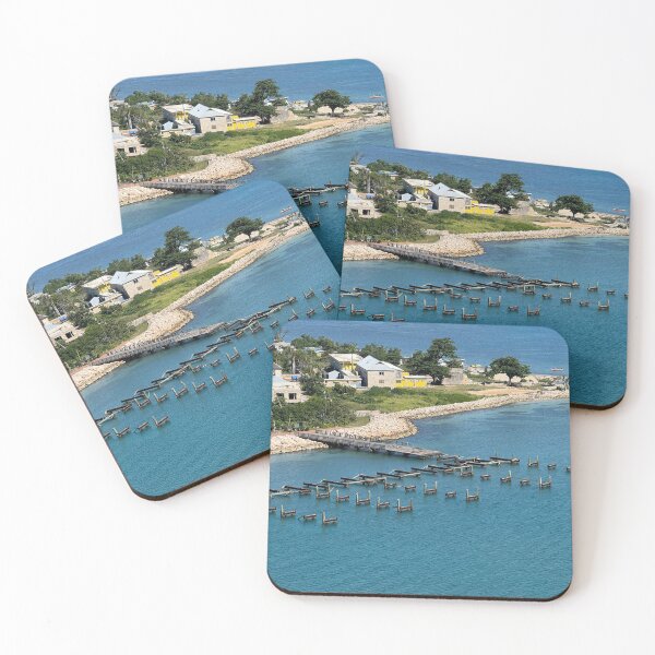 Item preview, Tropical Pier View - Falmouth Jamaica Coastline designed and sold by Cruisebysunny.