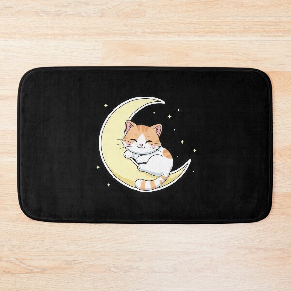 Item preview, Floating Moon Cat Sticker designed and sold by Osmose-Studio.