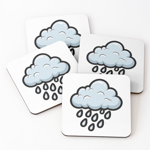 Item preview, Cute Rain Cloud Sticker designed and sold by Osmose-Studio ⭐⭐⭐⭐⭐.