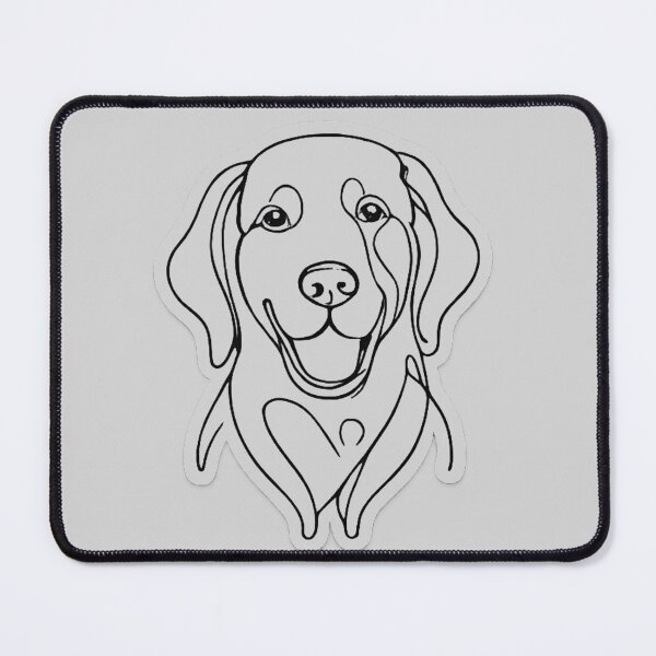 Item preview, Elegant Minimalist Dog Line Art - One Line Drawing designed and sold by PoojaArtLab.