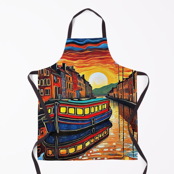 Item preview, Barge on the canal designed and sold by George Hutton Hunter.