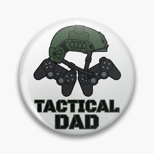 Item preview, Tactical Dad Gaming Helmet Controllers Father's Day designed and sold by TeNovaStudio.