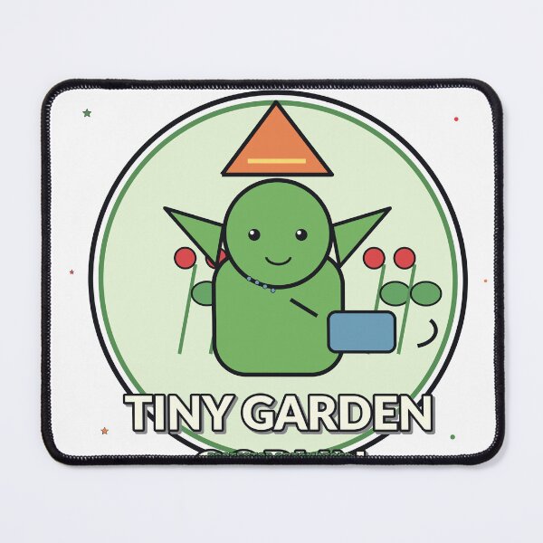 Item preview, Tiny Garden Goblin Funny Tomato Gardener Design designed and sold by Cozy Oddities Studio.