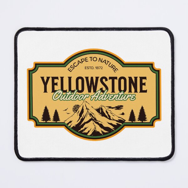 Item preview, Yellowstone National State Park Classic T-shirt Sticker designed and sold by ThinkNature!.