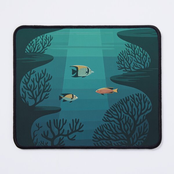 Item preview, Great Barrier Reef Australia Minimalist Travel Poster designed and sold by pod24.