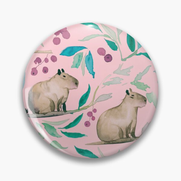 Item preview, Capybara and Açaí Bowl Art Print – Tropical Vibes and Nature's Delight designed and sold by SixElements.