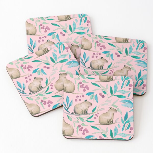 Item preview, Capybara and Açaí Bowl Art Print – Tropical Vibes and Nature's Delight designed and sold by SixElements.