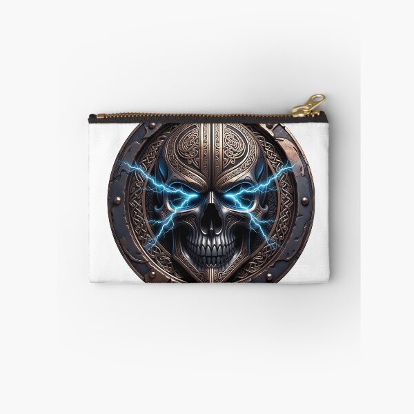 Item preview, Viking Skull Black Shield designed and sold by Bluesax.