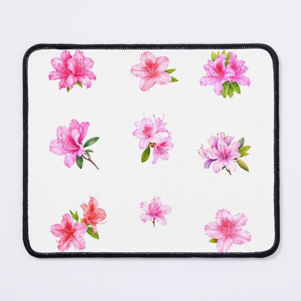 Item preview, Watercolor Pink Azalea Flowers designed and sold by silviaol.