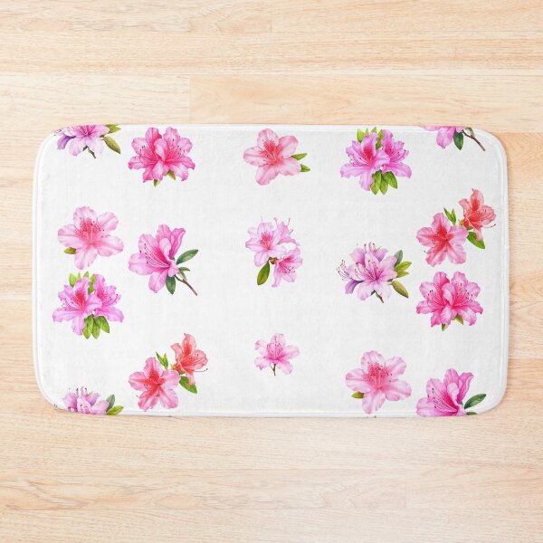 Item preview, Watercolor Pink Azalea Flowers designed and sold by silviaol.