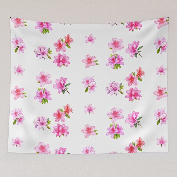 Item preview, Watercolor Pink Azalea Flowers designed and sold by silviaol.