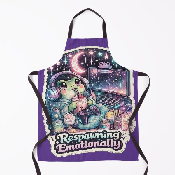 Item preview, Respawning Emotionally Cozy Gamer Frog Sticker designed and sold by irfanshikh.