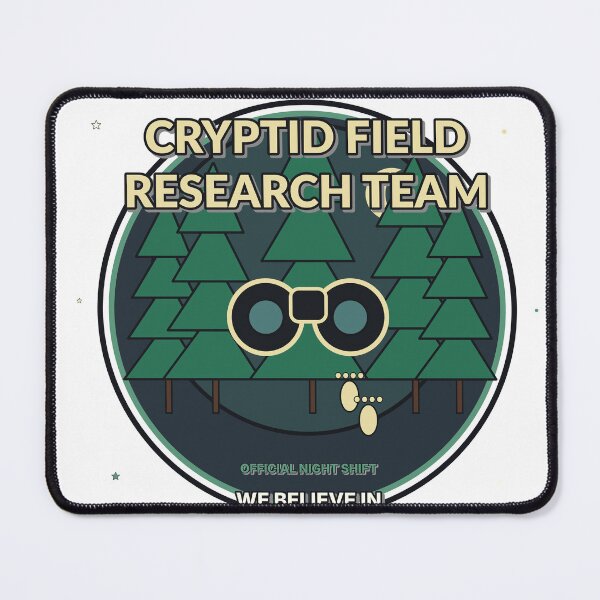 Item preview, Cryptid Field Research Team Funny Bigfoot Design designed and sold by Cozy Oddities Studio.