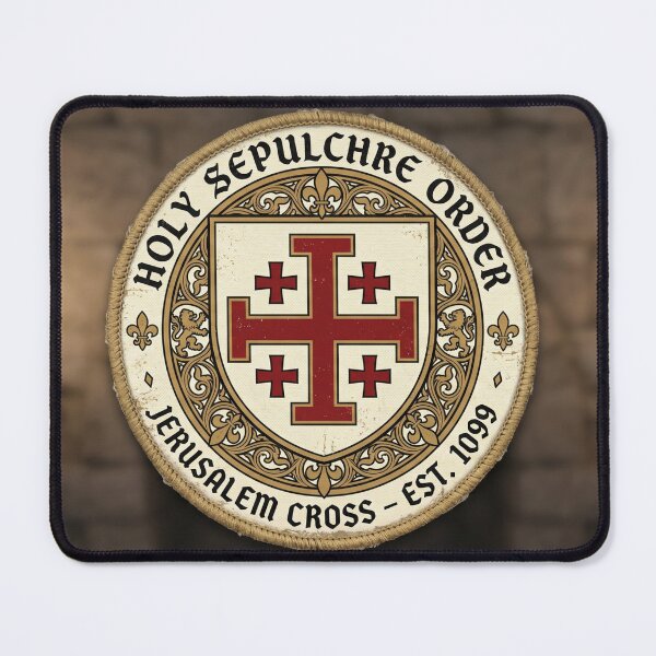 Item preview, Holy Sepulchre Order – Jerusalem Cross Medieval Emblem Badge designed and sold by ElNiro.