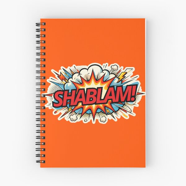 Item preview, SHABLAM! Retro Pop Art Comic Explosion Sticker – Superhero Comic Style Design designed and sold by Rebel Fusion.