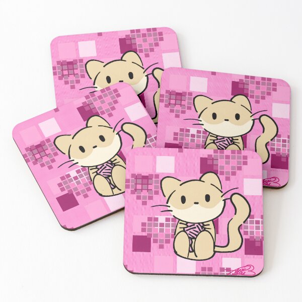 Item preview, Sweet Pink Kitty Character Art designed and sold by JustBee-CauseStudio.