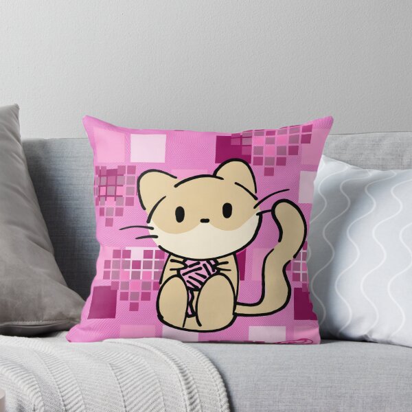 Item preview, Sweet Pink Kitty Character Art designed and sold by JustBee-CauseStudio.