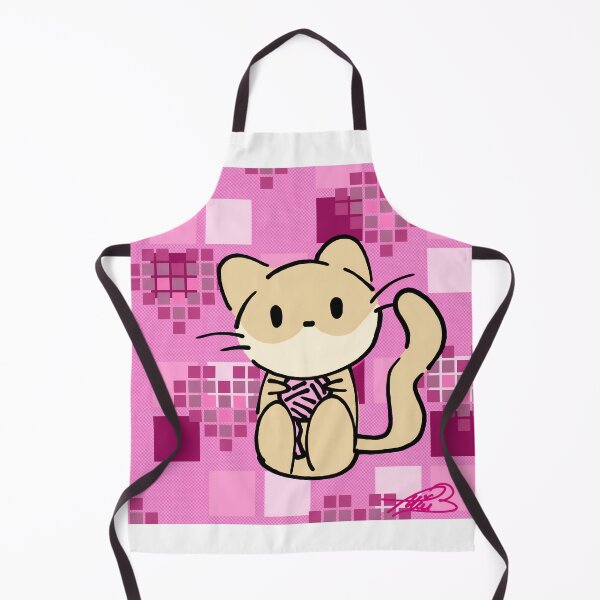 Item preview, Sweet Pink Kitty Character Art designed and sold by JustBee-CauseStudio.