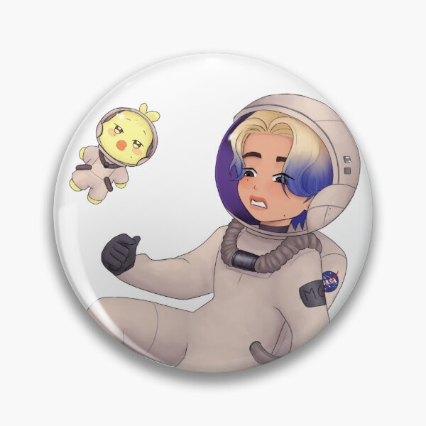 Item preview, Mingi Ateez astronaut sticker designed and sold by AmeriDraws.