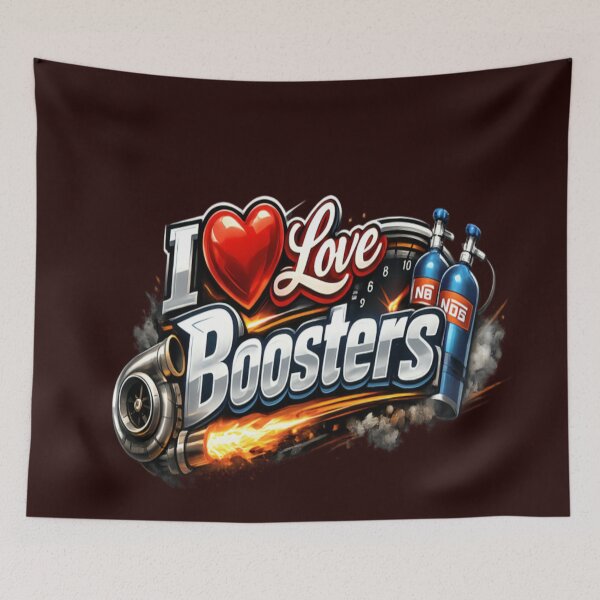 Item preview, Love Boosters Turbo Nitro Racing Car Enthusiast Graphic designed and sold by CatLovers Studio.