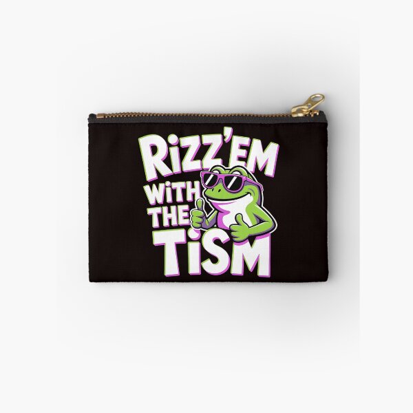 Item preview, Funny Frog Rizz`Em With The Tism Shirt – Cute Autistic Frog Meme Apparel designed and sold by Redgiant87x.
