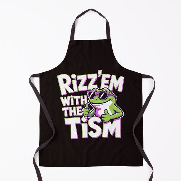 Item preview, Funny Frog Rizz`Em With The Tism Shirt – Cute Autistic Frog Meme Apparel designed and sold by Redgiant87x.