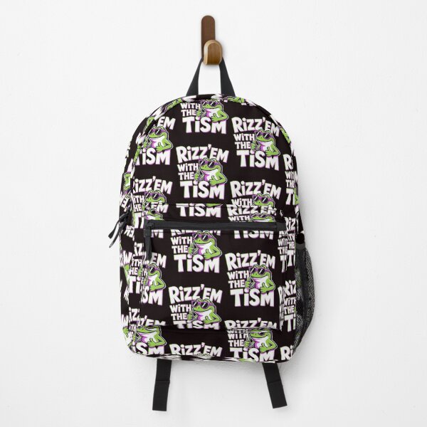 Item preview, Funny Frog Rizz`Em With The Tism Shirt – Cute Autistic Frog Meme Apparel designed and sold by Redgiant87x.