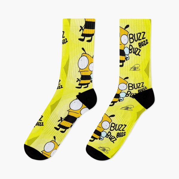 Item preview, Buzz Buzz — Funky Bee Character Art designed and sold by JustBee-CauseStudio.