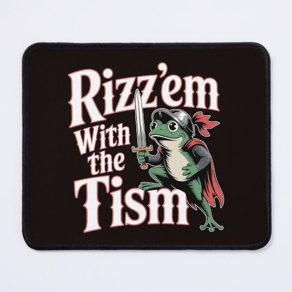 Item preview, Funny Frog Rizz`Em With The Tism Shirt – Viral Autism Awareness Frog Meme designed and sold by Redgiant87x.