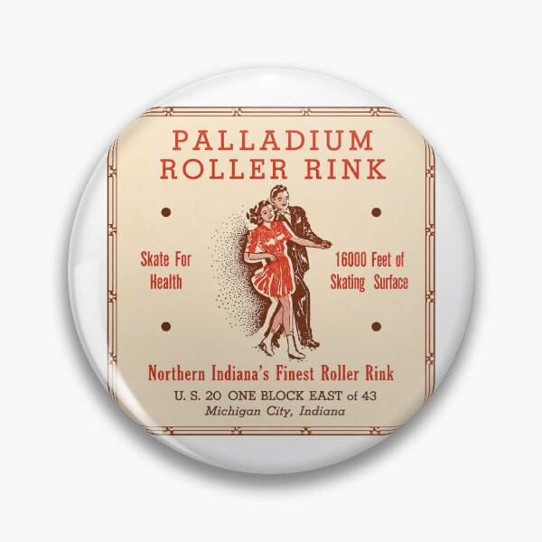 Item preview, Palladium Roller Rink Michigan City Indiana Roller Skating Rink Sticker Decal Label  designed and sold by tislord.