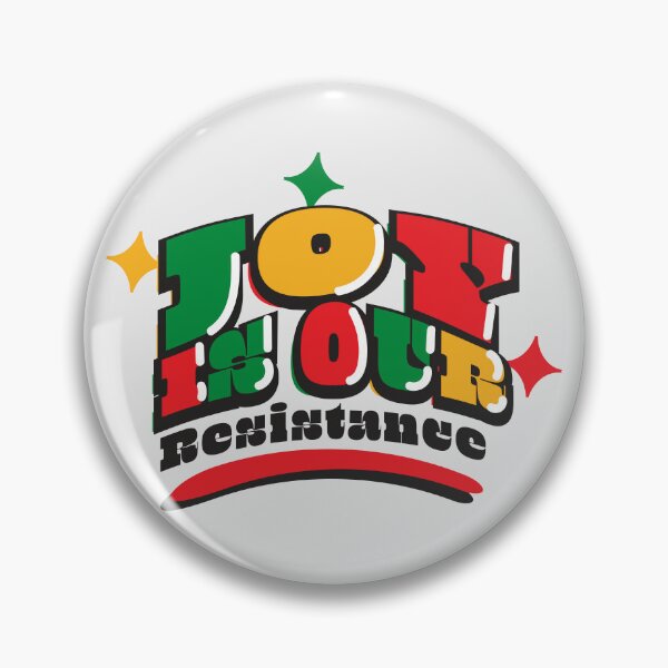 Item preview, Juneteenth Joy Is Our Resistance saying African American History colorful typography design designed and sold by Jdawnink.