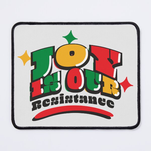 Item preview, Juneteenth Joy Is Our Resistance saying African American History colorful typography design designed and sold by Jdawnink.