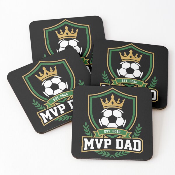 Item preview, MVP Dad Soccer Crest Crown Father's Day designed and sold by TeNovaStudio.