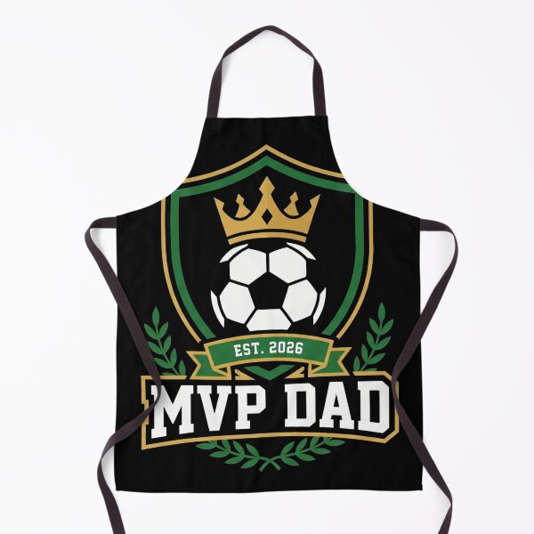 Item preview, MVP Dad Soccer Crest Crown Father's Day designed and sold by TeNovaStudio.