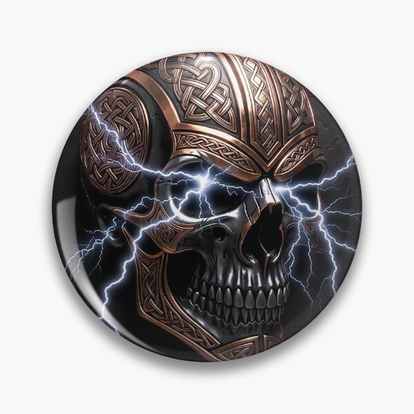 Item preview, Viking Skull Copper Shield designed and sold by Bluesax.