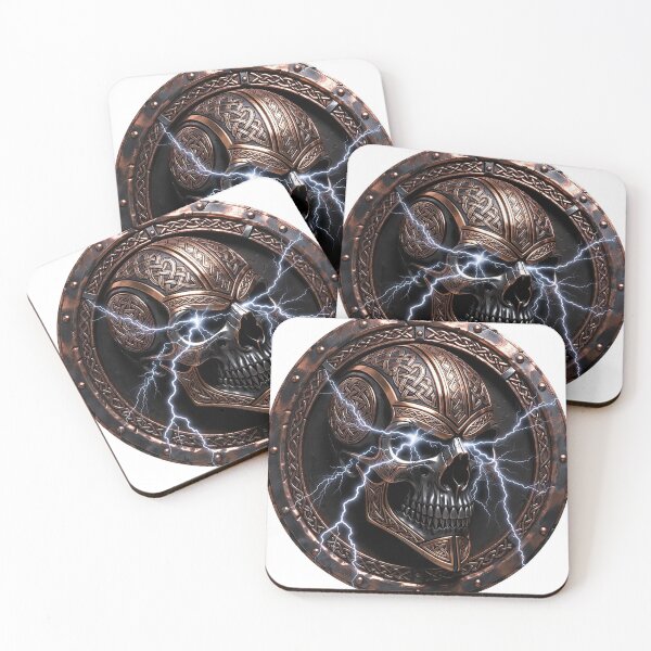 Item preview, Viking Skull Copper Shield designed and sold by Bluesax.
