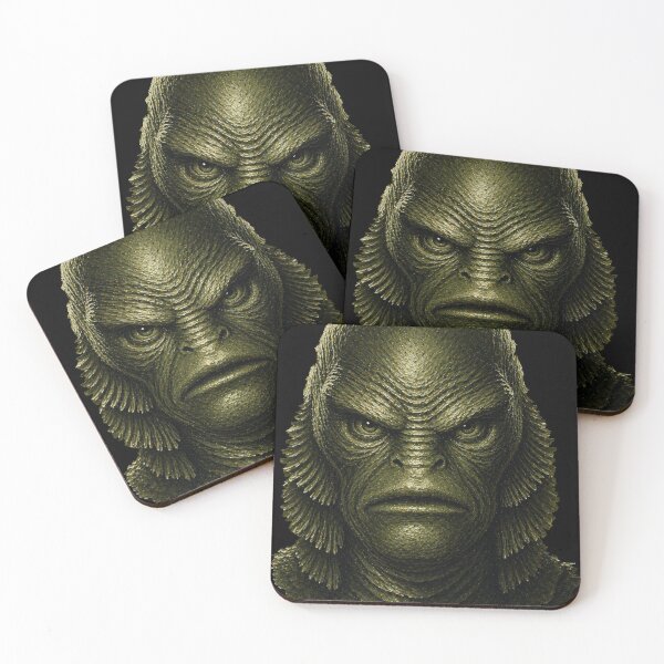 Item preview, Painted Portrait of Creature From the Black Lagoon designed and sold by judgehydrogen.