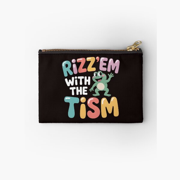 Item preview, Funny Frog Rizz`Em With The Tism Shirt – Funny Meme Frog Graphic designed and sold by Redgiant87x.
