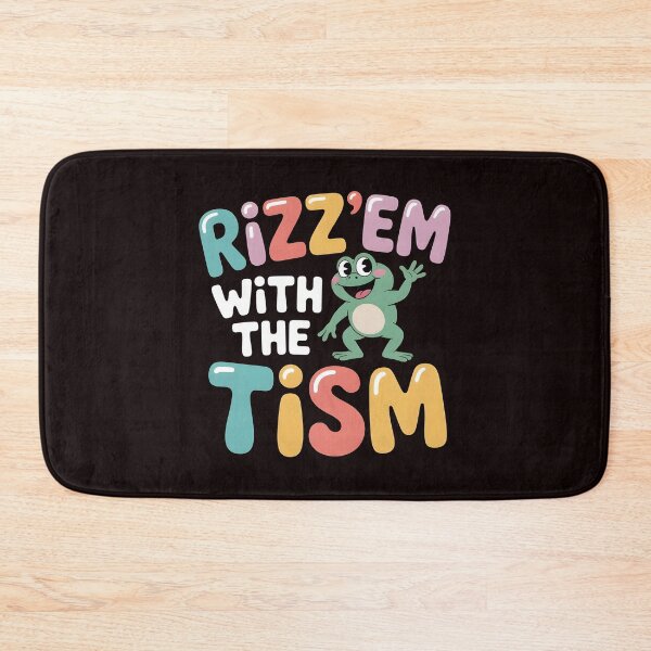 Item preview, Funny Frog Rizz`Em With The Tism Shirt – Funny Meme Frog Graphic designed and sold by Redgiant87x.