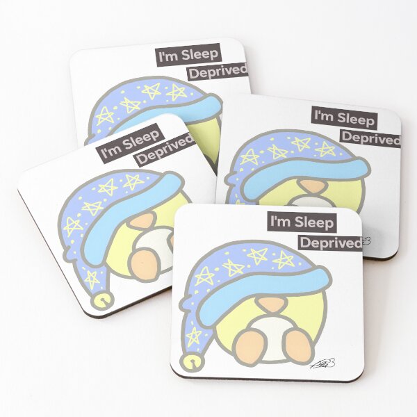 Item preview, Sleep Deprived Cute Chick Art designed and sold by JustBee-CauseStudio.