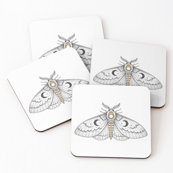 Item preview, Mystical Moth Celestial Moon Elegant Aesthetic Design designed and sold by Osmose-Studio.