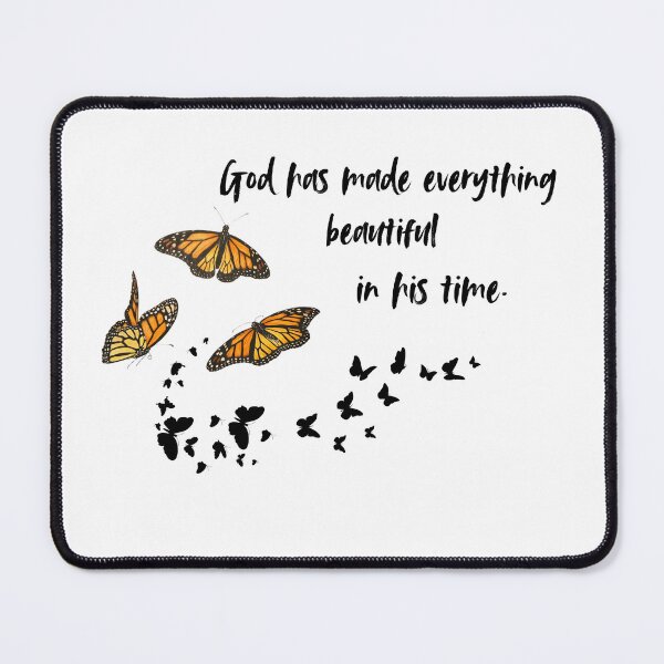 Item preview, Butterflies and Bible verse designed and sold by OnaleeNicklinArt.